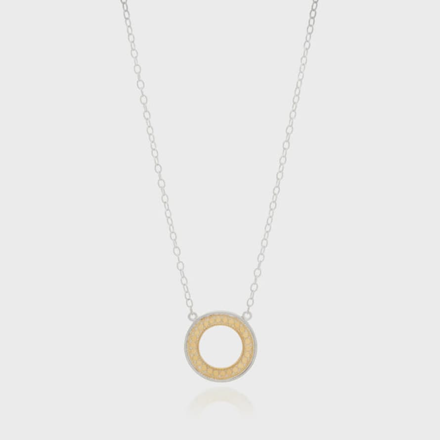 Anna Beck Classic Open Circle Necklace - Gold/silver