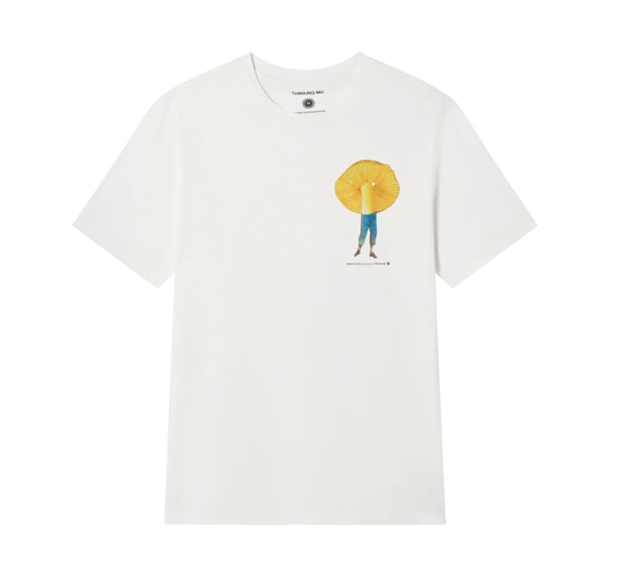 Thinking Mu White Funghi 2 T-Shirt