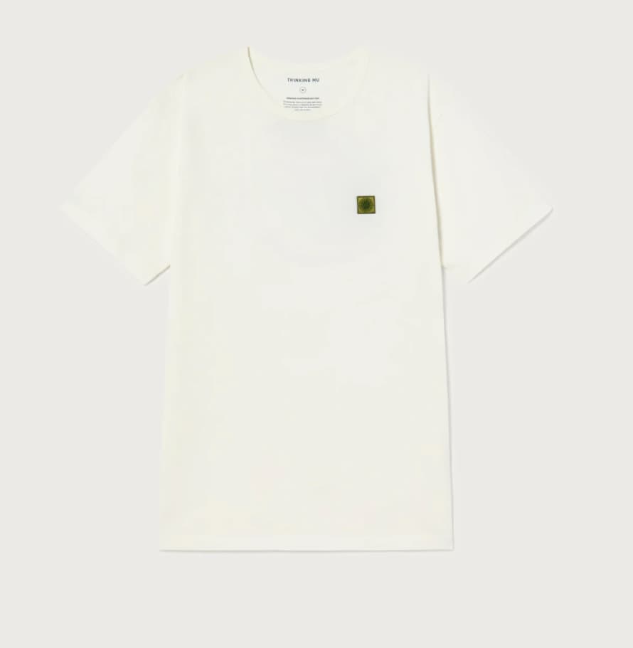 Thinking Mu Green Sol White T-Shirt