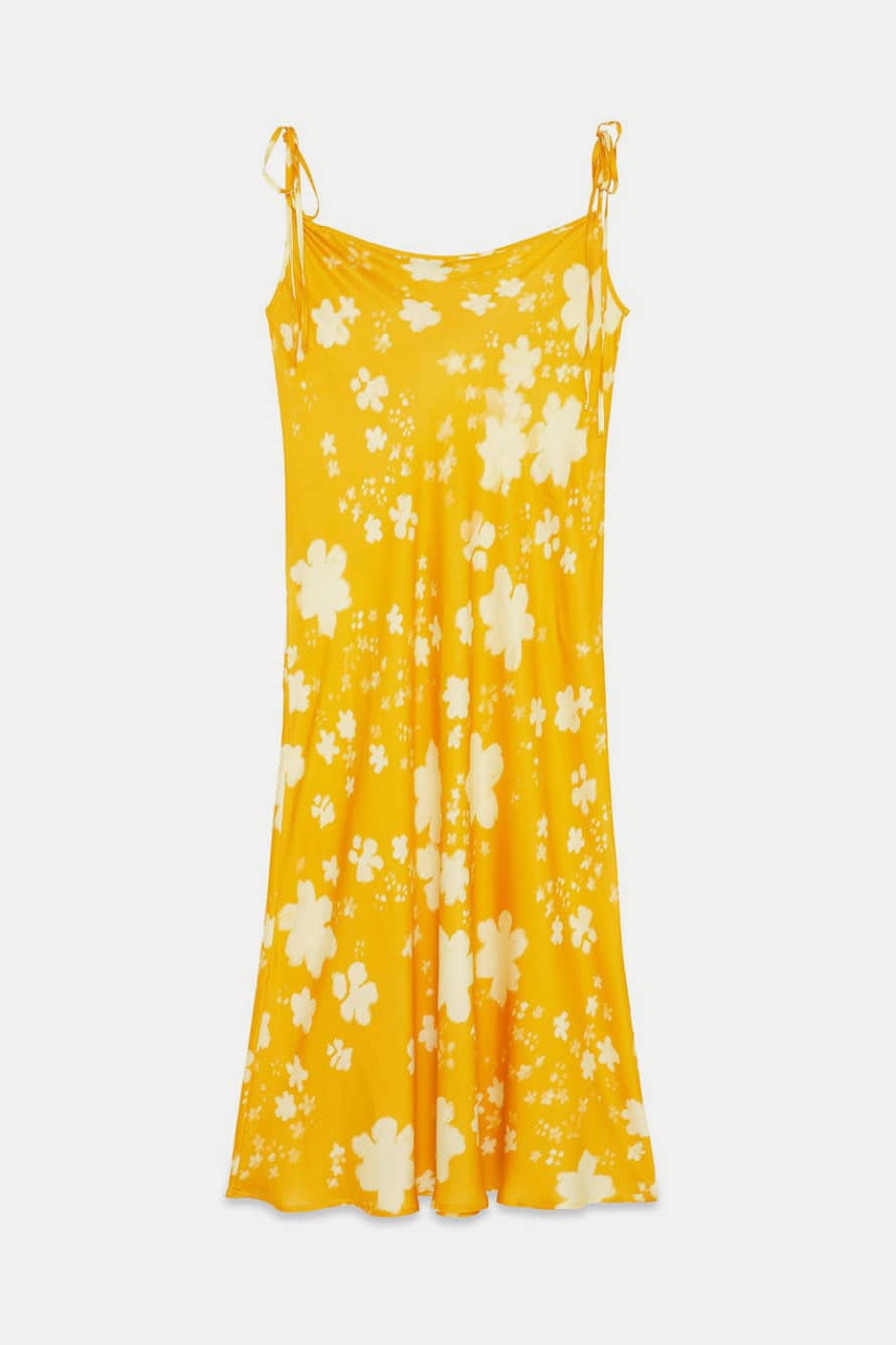 Ottod'Ame  Yellow Floral Dress