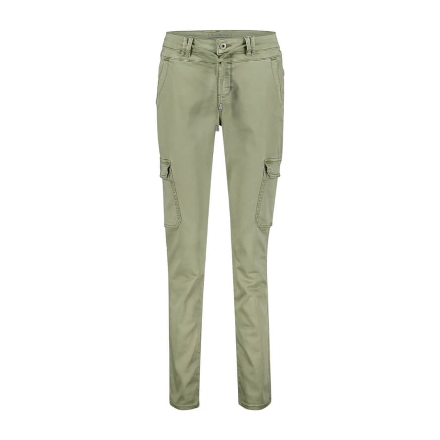 Red Button Trousers Cargo Jogger Teagreen