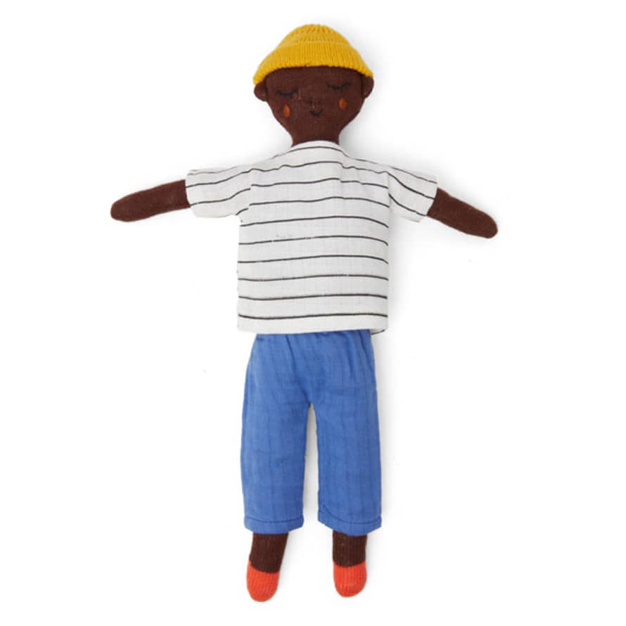 Sophie Home Buddy Cobalt - Cotton Knit Doll