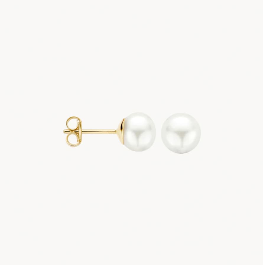 Blush 14k Yellow Gold 7mm Pearl Stud Earrings