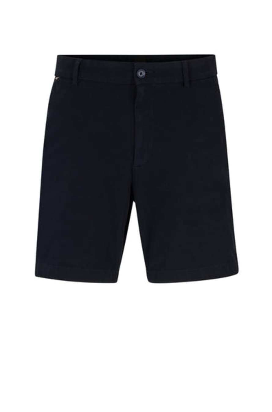 Hugo Boss Boss - Kane-shorts - Dark Blue Stretch Cotton Regular Fit Shorts 50512527 404