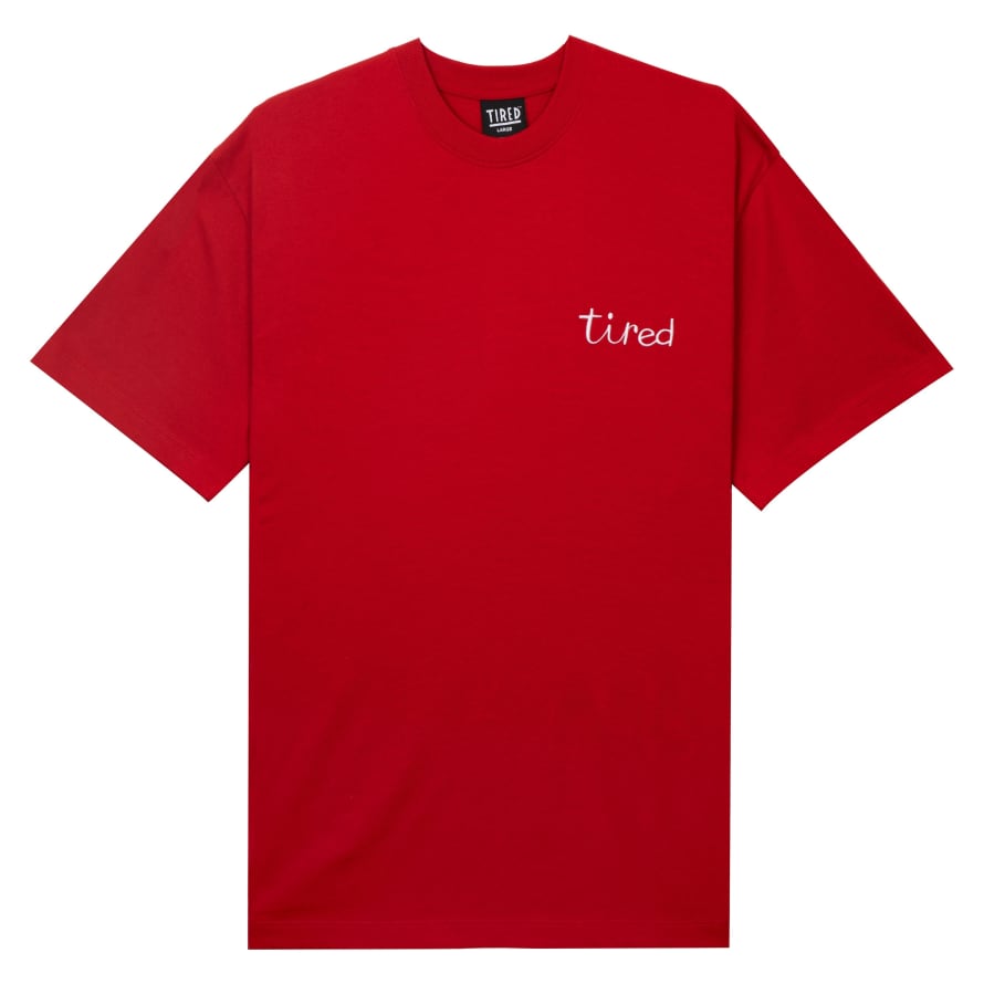Tired Skateboards The Ship Has Sailed T-Shirt - Red