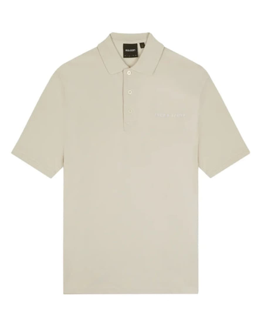 Lyle and Scott Sp2006v Embroidered Polo Shirt In Cove