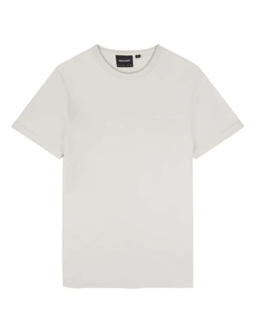 Lyle and Scott Ts2007v Embroidered T Shirt In Cove