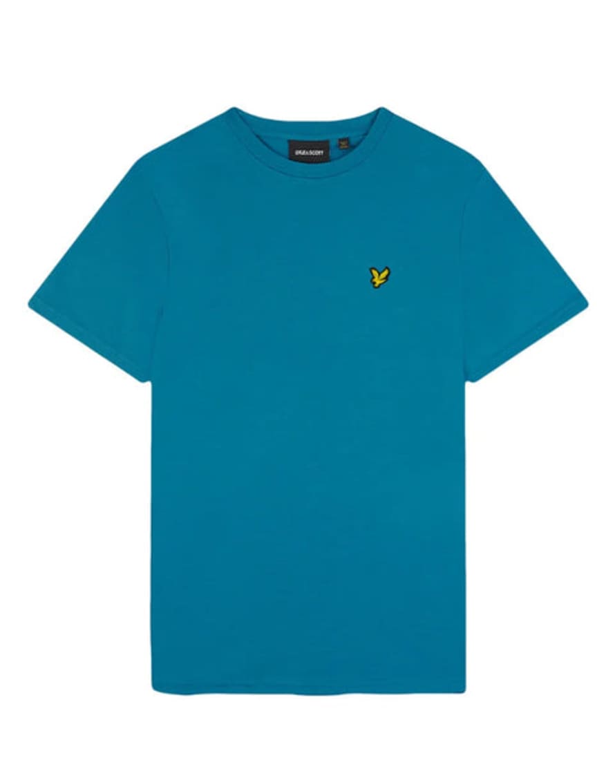 Lyle and Scott Ts400vog Plain T Shirt In Spring Blue