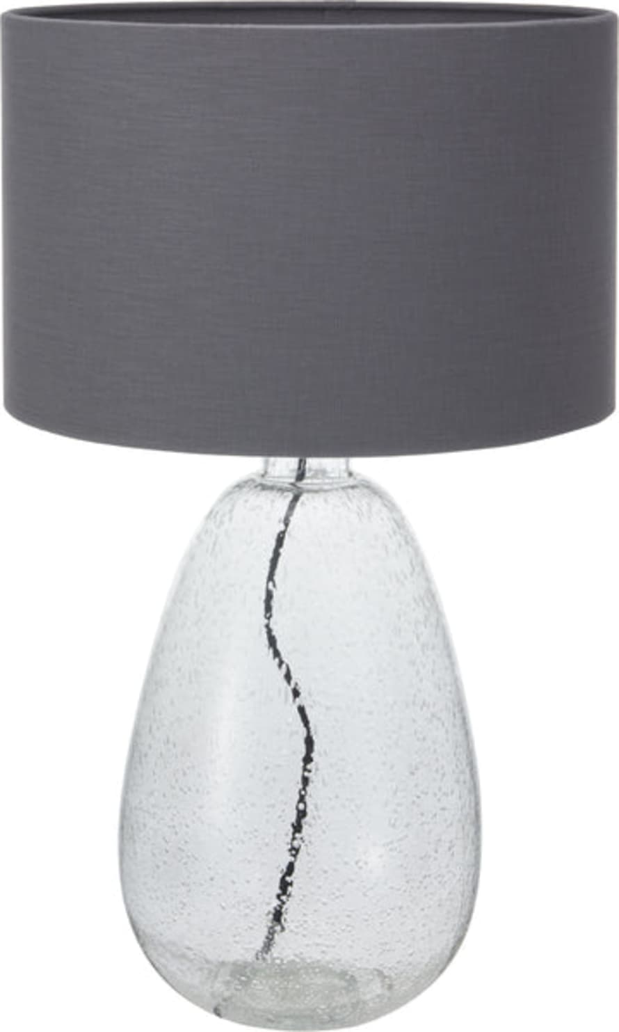Distinctly Living Grottaglie Organic Shape Tall Clear Bubble Glass - Table Lamp