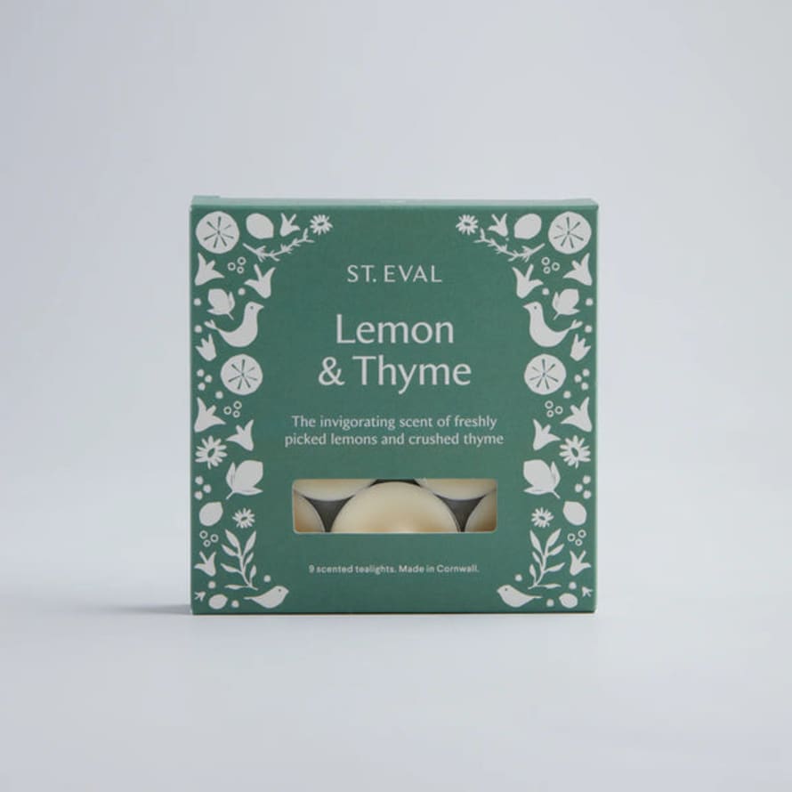 St Eval Candle Company Summer Lemon And Thyme Scented Tea-lights