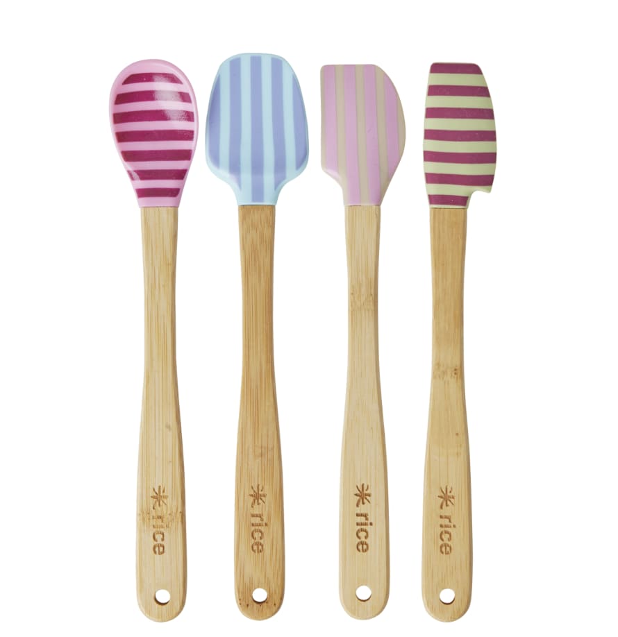 Rice by Rice Set 4 Piccole Spatule In Silicone