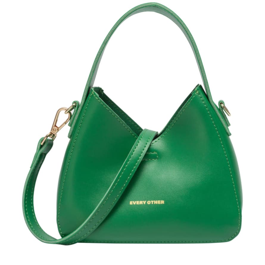 Every Other Bags Every Other Small Short & Long Strap Slouch Bag - Green