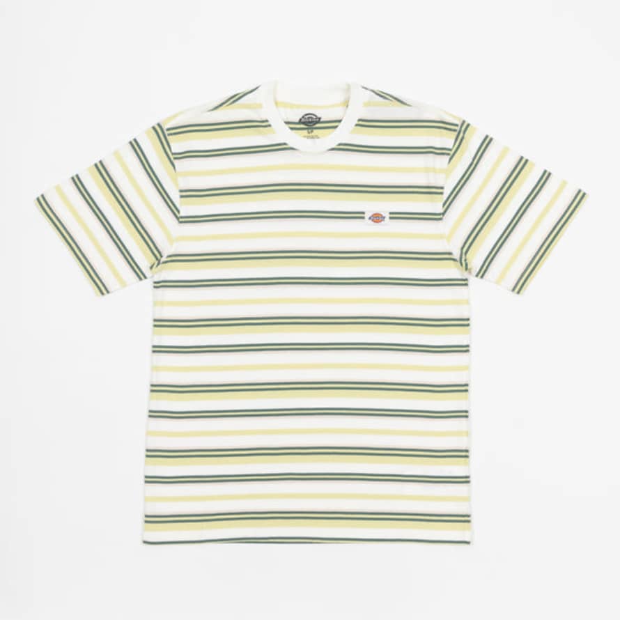 Dickies Glade Spring Striped T-shirt In Pale Green
