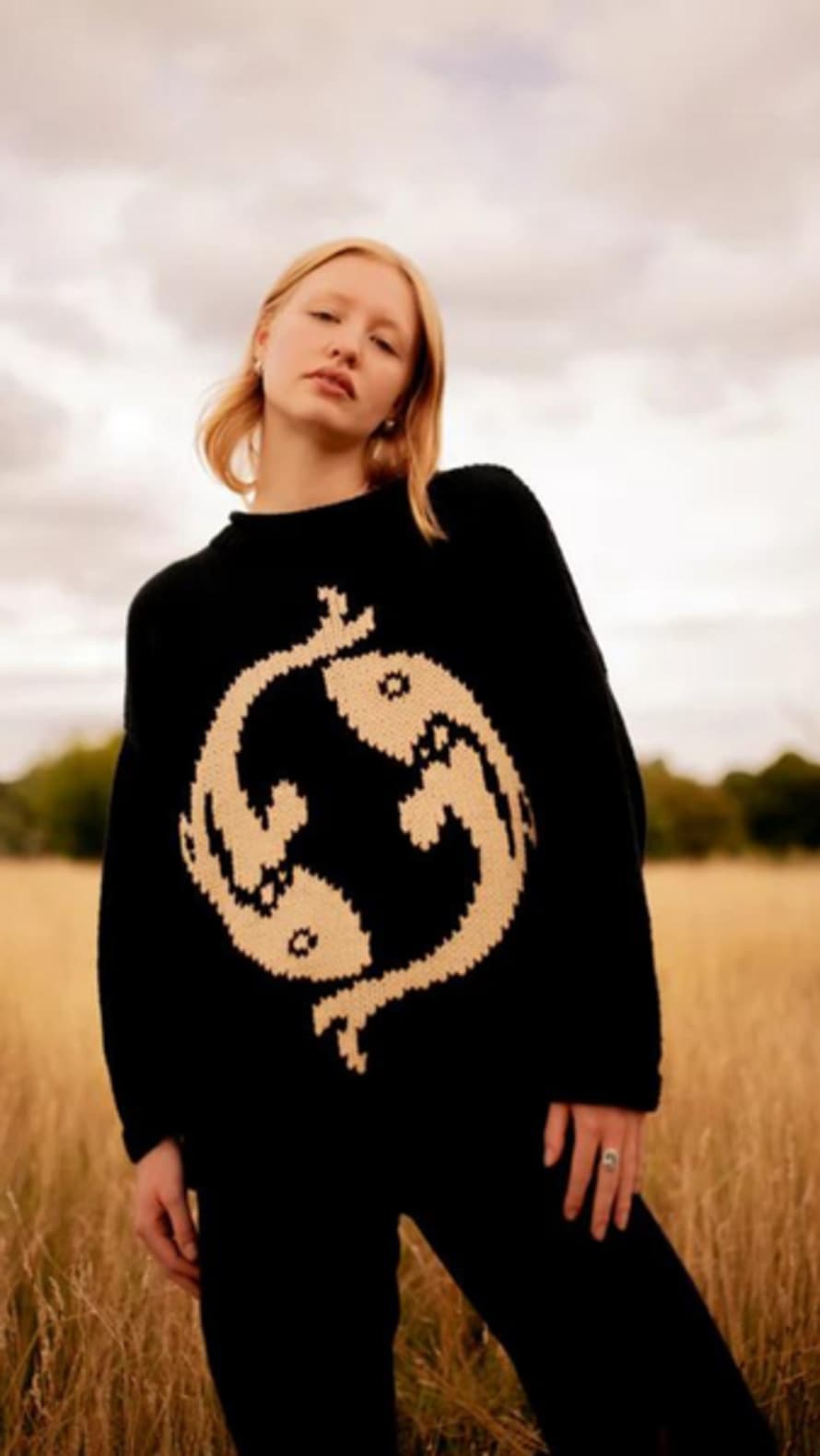 Slow Love Lucky Fish Jumper By Slow Fashion