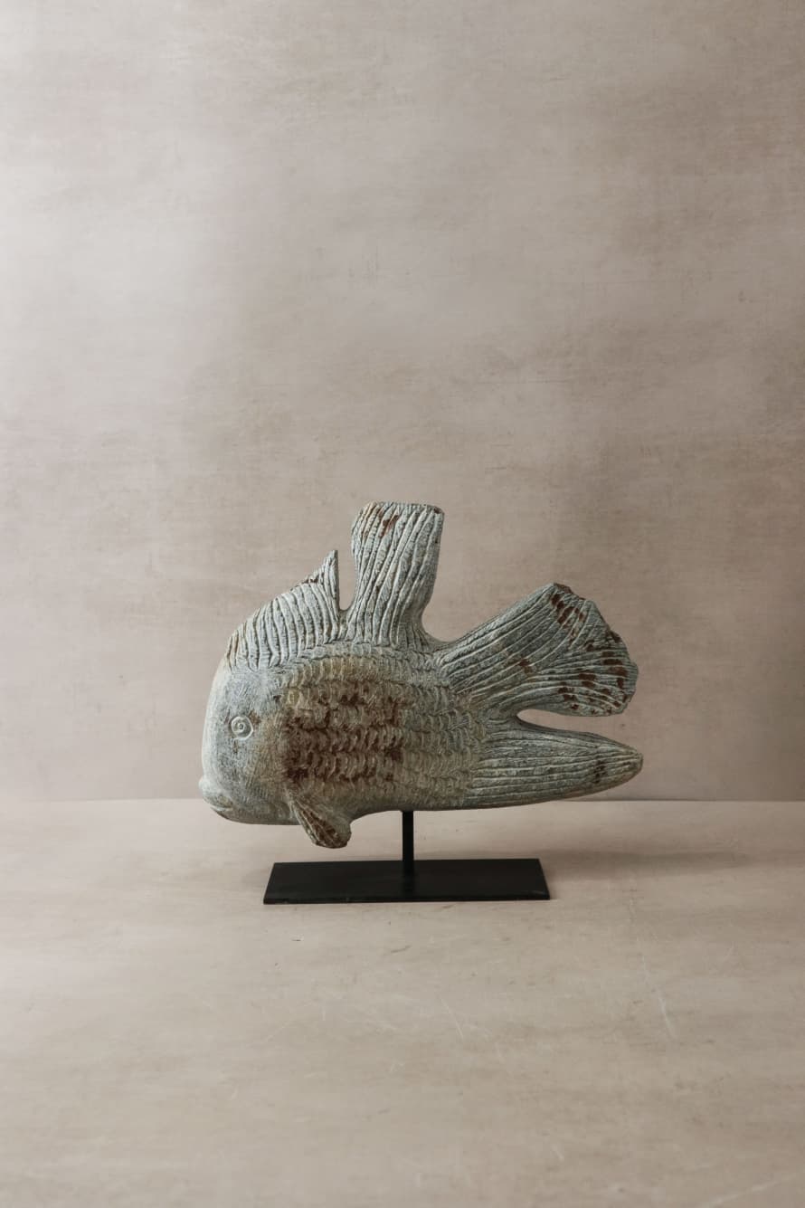 botanicalboysuk Stone Fish Sculpture - Zimbabwe - 38.2