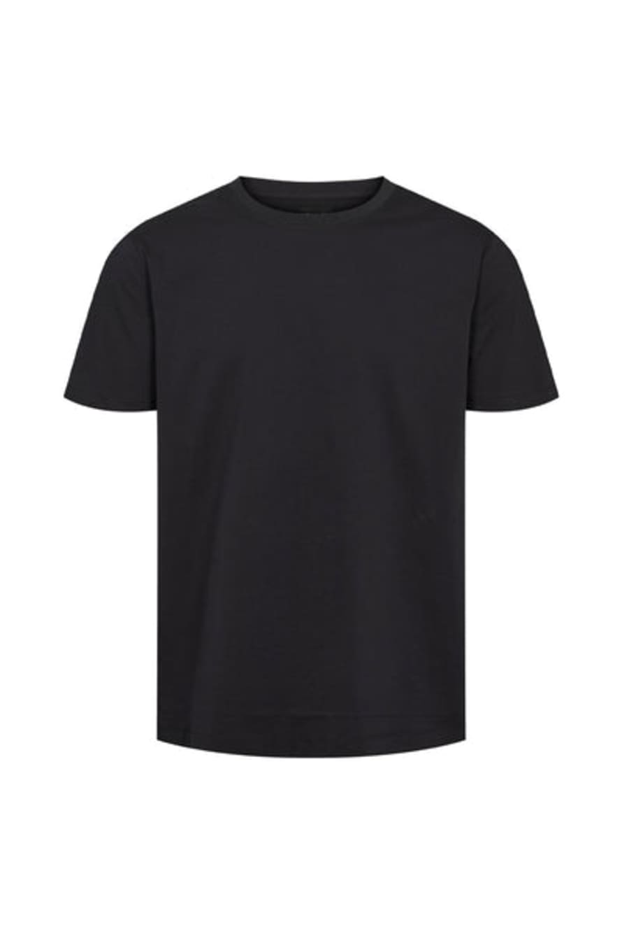 sand copenhagen Mercerised Cotton T-shirt Black