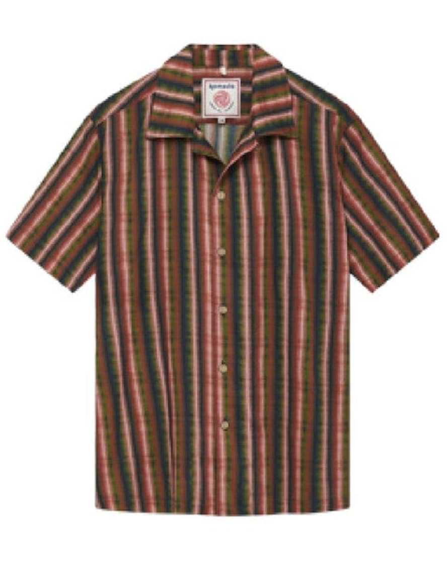 Komodo Spindrift Shirt Green Stripe