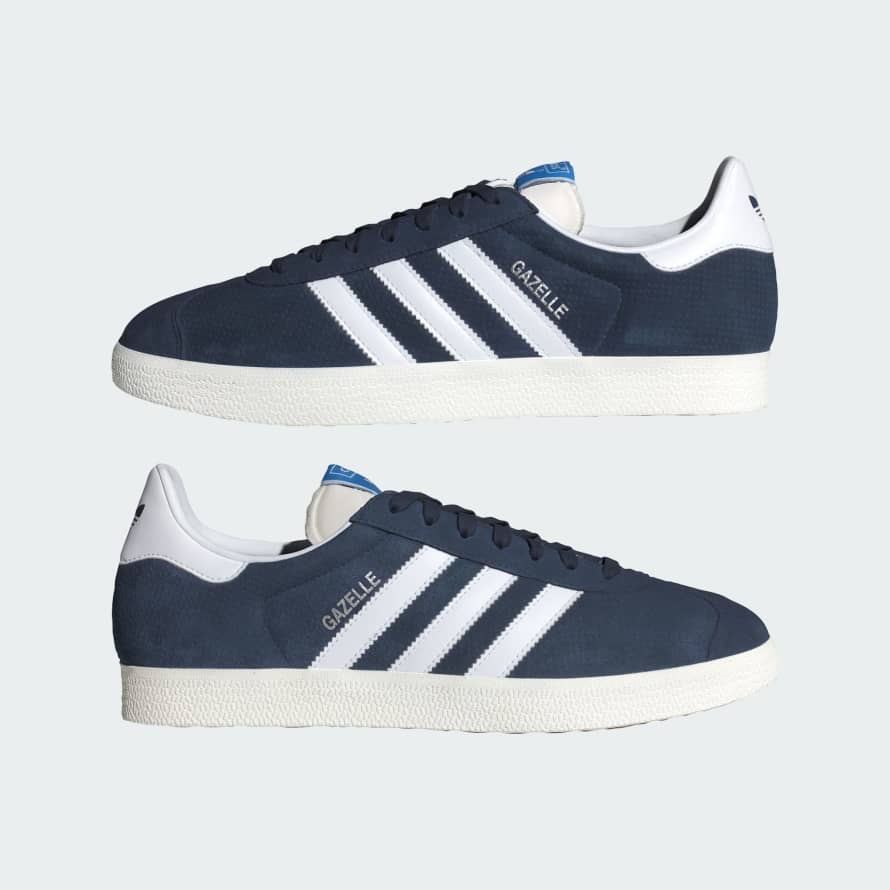 Adidas Preloved Ink and Cloud Core White Originals Gazelle Tennis Sneakers UNISEX