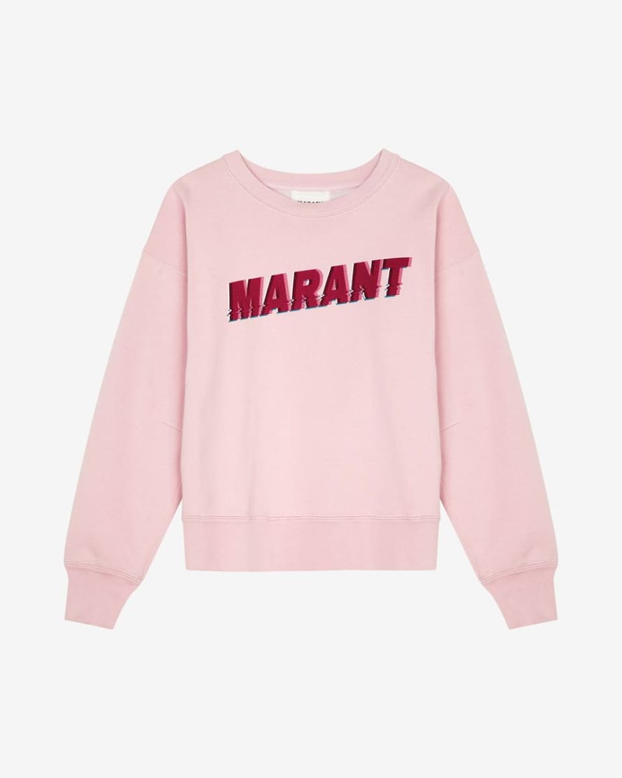 Isabel Marant Light Pink Etoile Mobyli Marant Sweatshirt