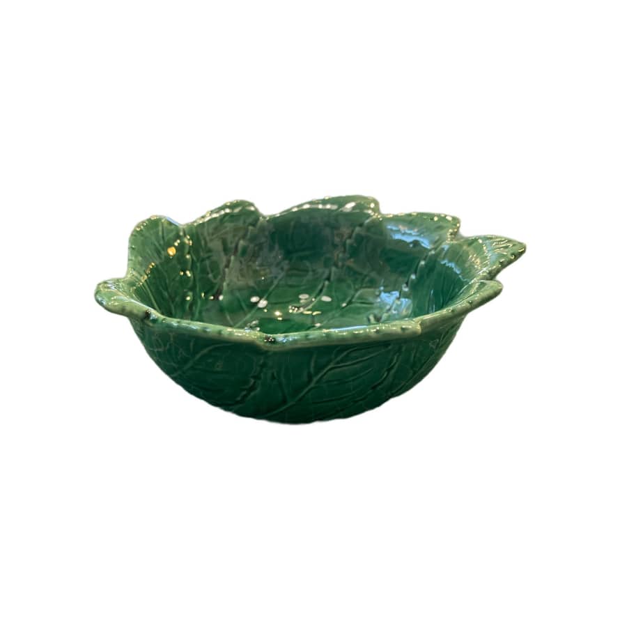 Pedro Braz Handmade Ceramic Bowl Leaf