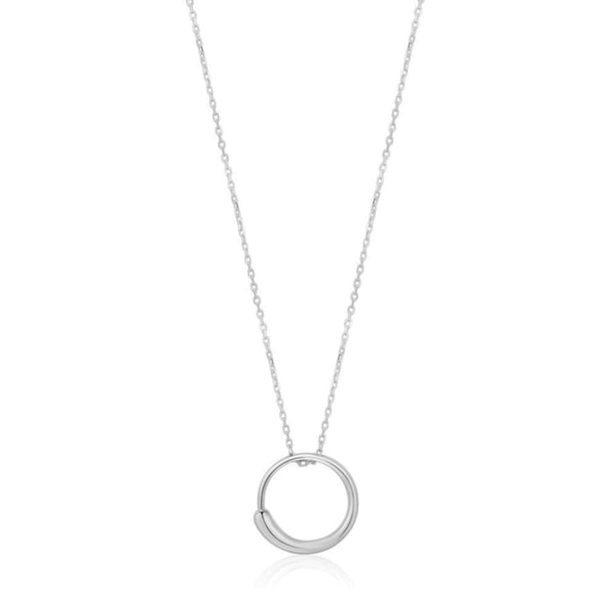 Ania Haie Silver Luxe Circle Necklace