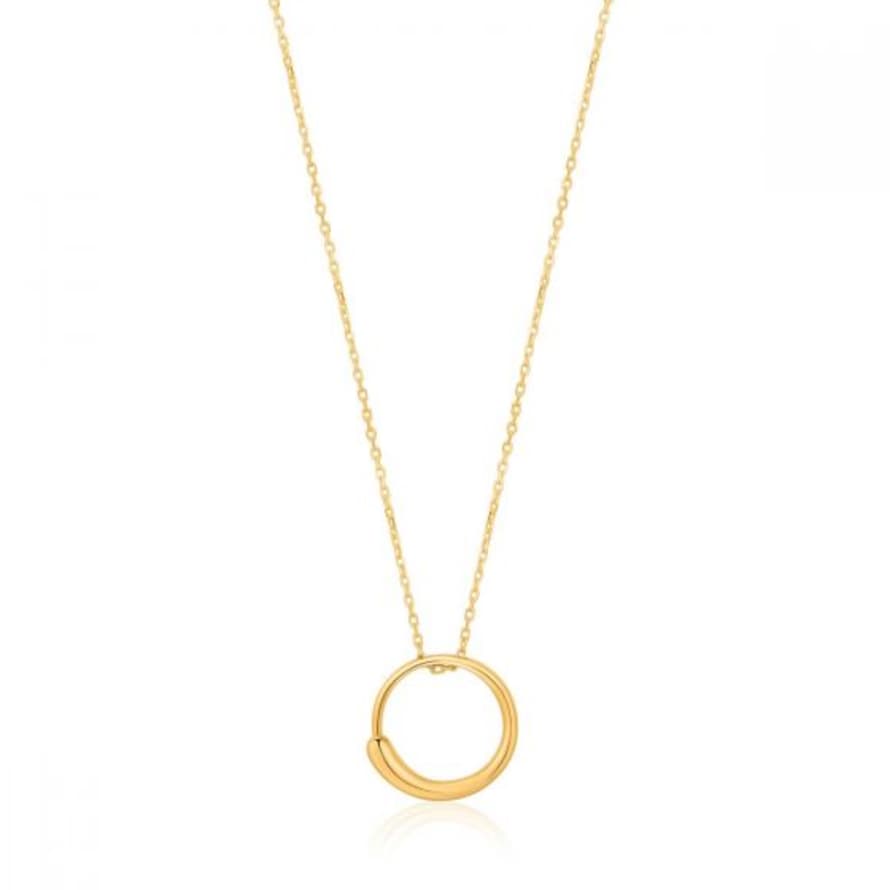 Ania Haie Gold Luxe Circle Necklace