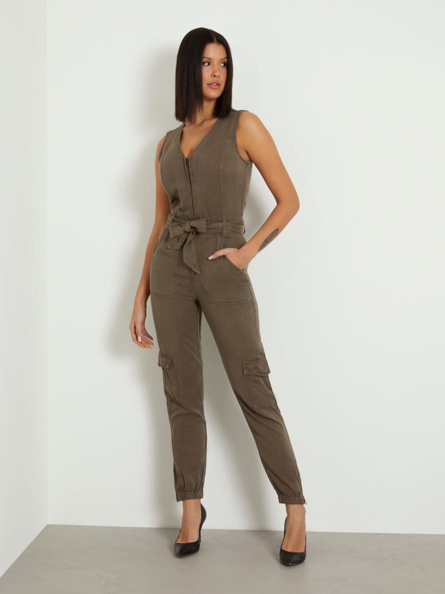 Guess Indy Jumpsuit | General Brown
