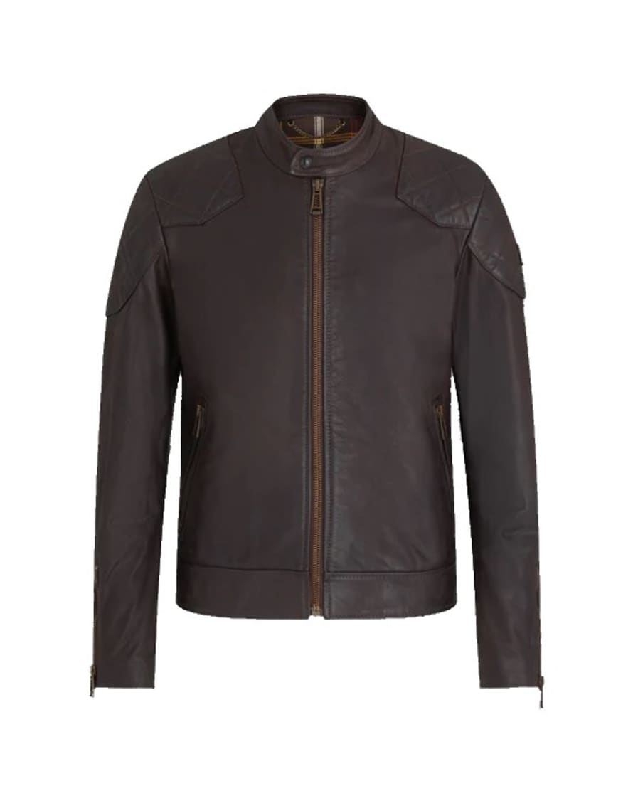 Belstaff Belstaff Legacy Outlaw Jacket Hand Waxed Leather Antique Brown