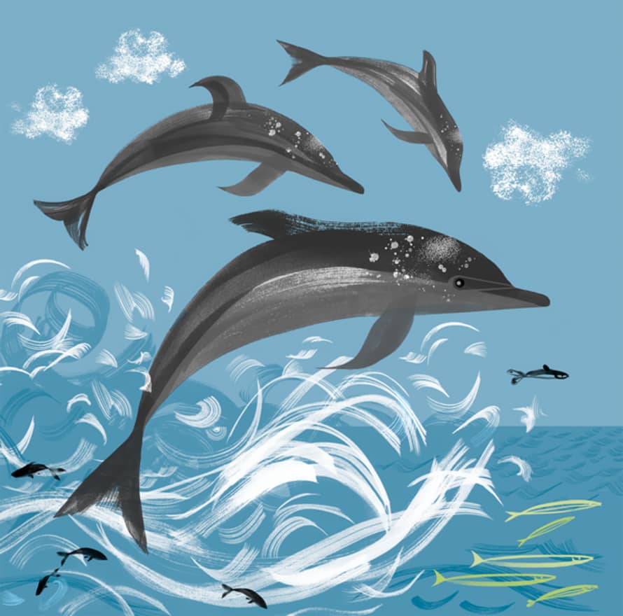 Lydia. London Sea Our Oceans - Dolphin Card