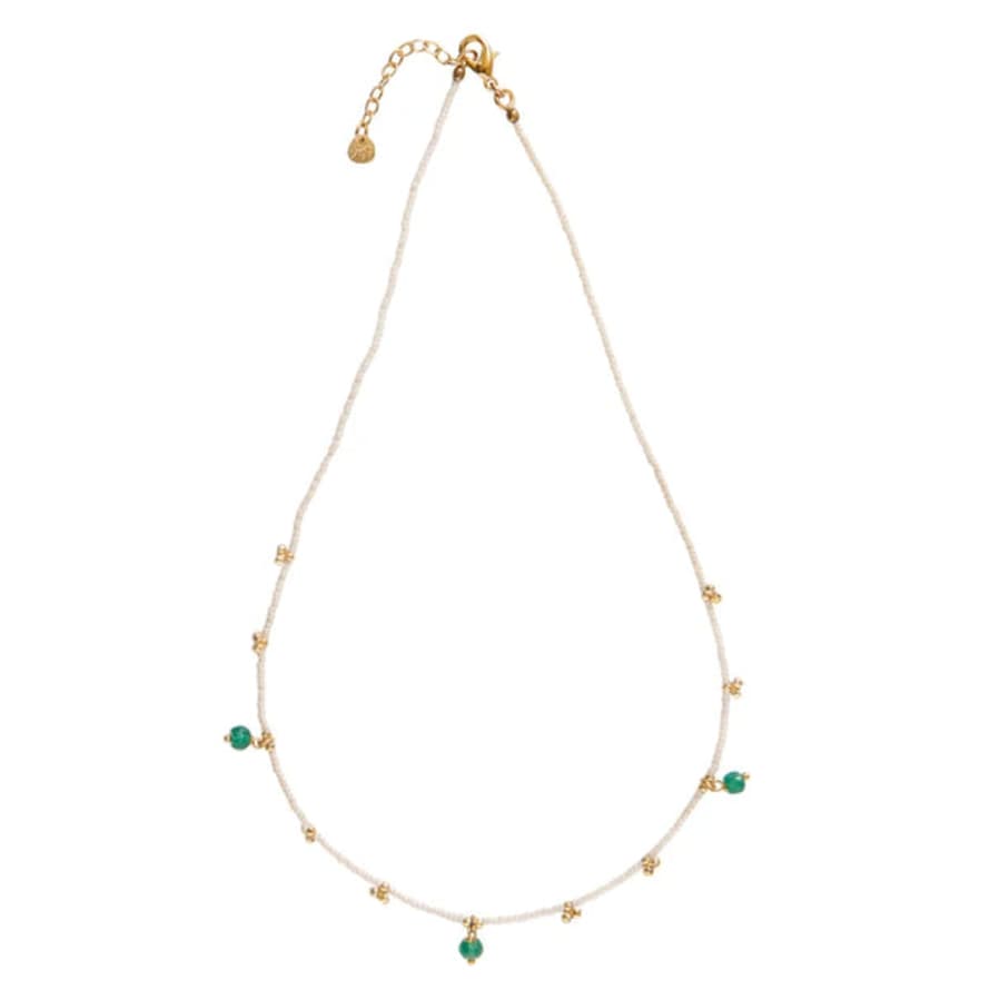A Beautiful Story Bl23415 Aware Aventurine Gc Necklace