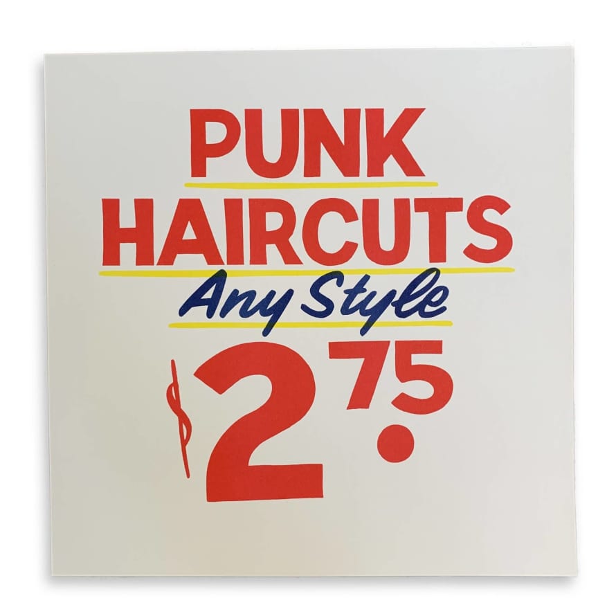 World Famous Original Punk Haircuts Riso Print