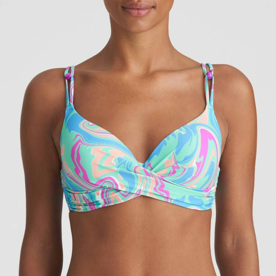 Marie Jo  Arubani Bikini Top In Ocean Swirl