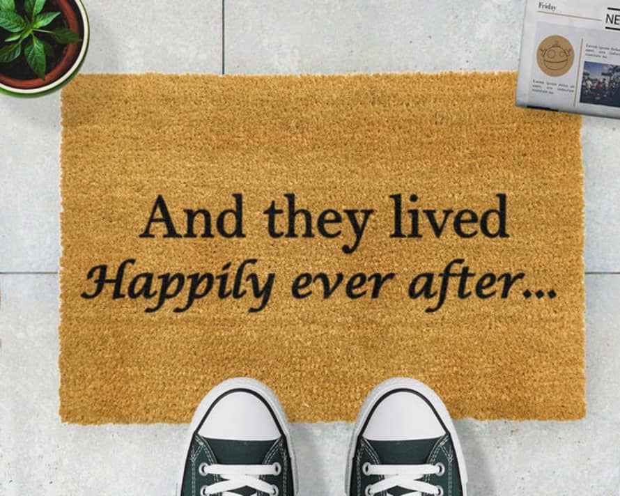 Distinctly Living And They Lived Happily Ever After Doormat