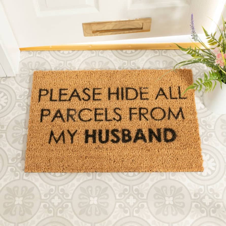 Distinctly Living Please Hide All Parcels From My Husband Doormat