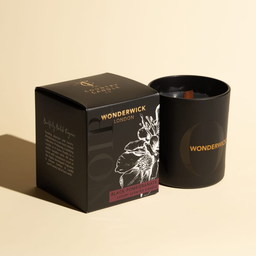 The Country Candle Company Wonderwick Candle Black Pomegranite