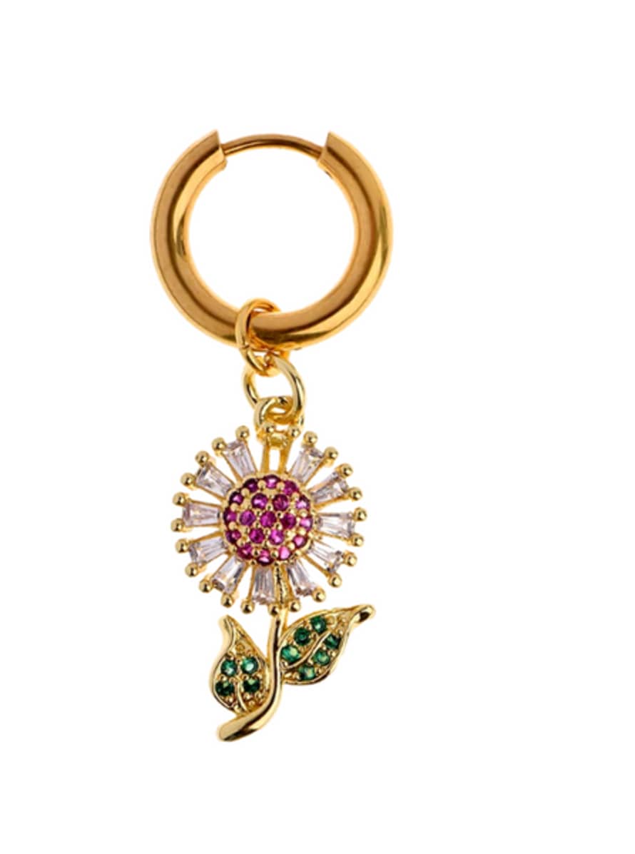 ANNEDAY | Wildflower Charm Earring - Gold