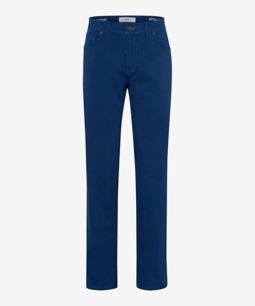 Brax Blue Cadiz 5 Pocket Trousers 