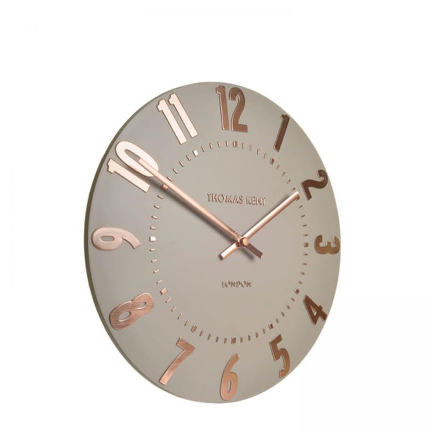 Distinctly Living 12"" Mulberry Wall Clock Rose Gold