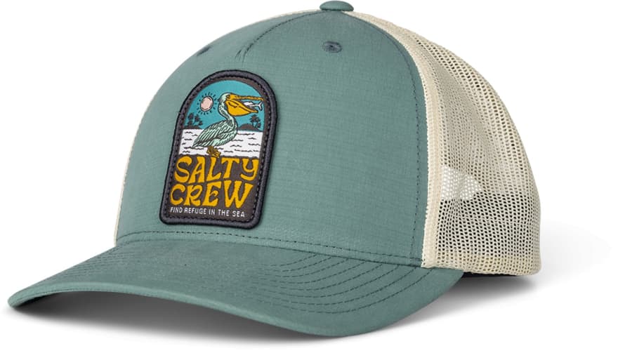 Salty Crew Salty Crew - Casquette Trucker Seaside Verte
