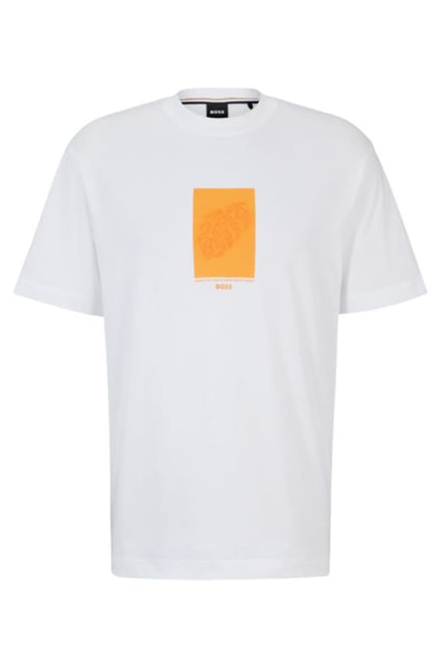 Hugo Boss Boss - Tessin 88 White Cotton T-shirt 50512118 100
