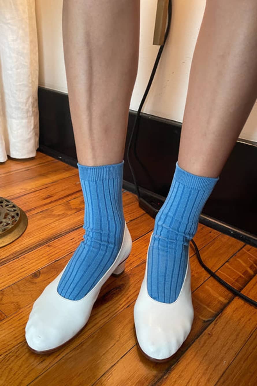 Le Bon Shoppe Her Socks - Electric Blue