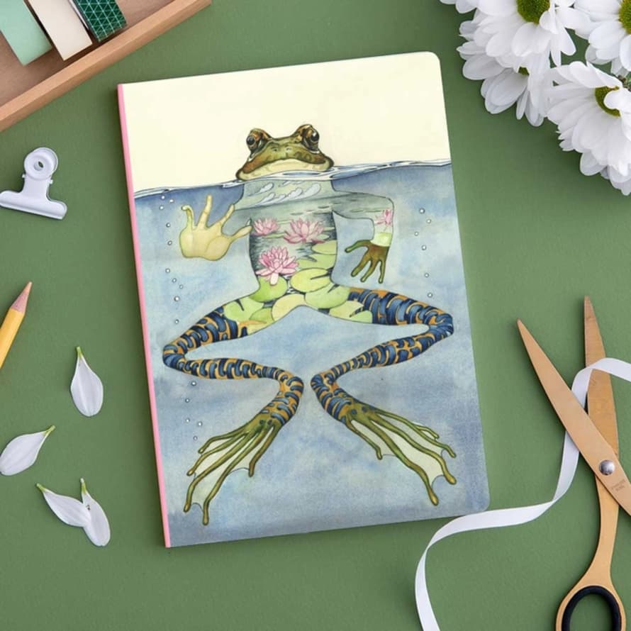 The DM Collection Swimming Frog A5 Notebook