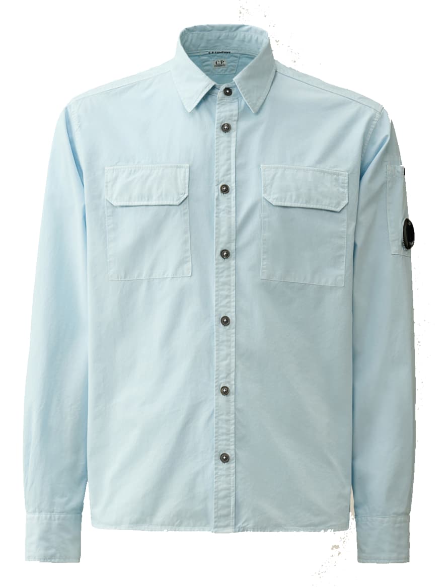 C.P. Company C.p. Company Gabardine Pockets Shirt Starlight Blue