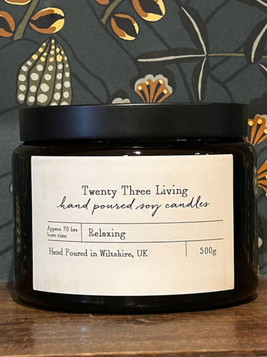 Twenty Three Living Pharmacy Jar Soy Candle - Relaxing