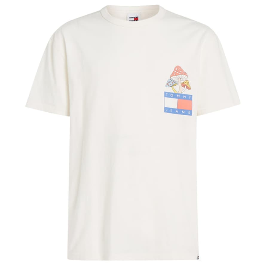Tommy Hilfiger Tommy Jeans Novelty Graphic 2 T-shirt - Ancient White