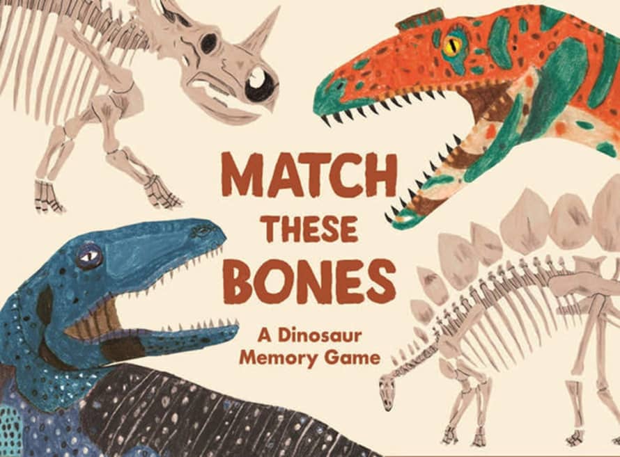 Bookspeed Match These Bones: Dinosaur Memory Game