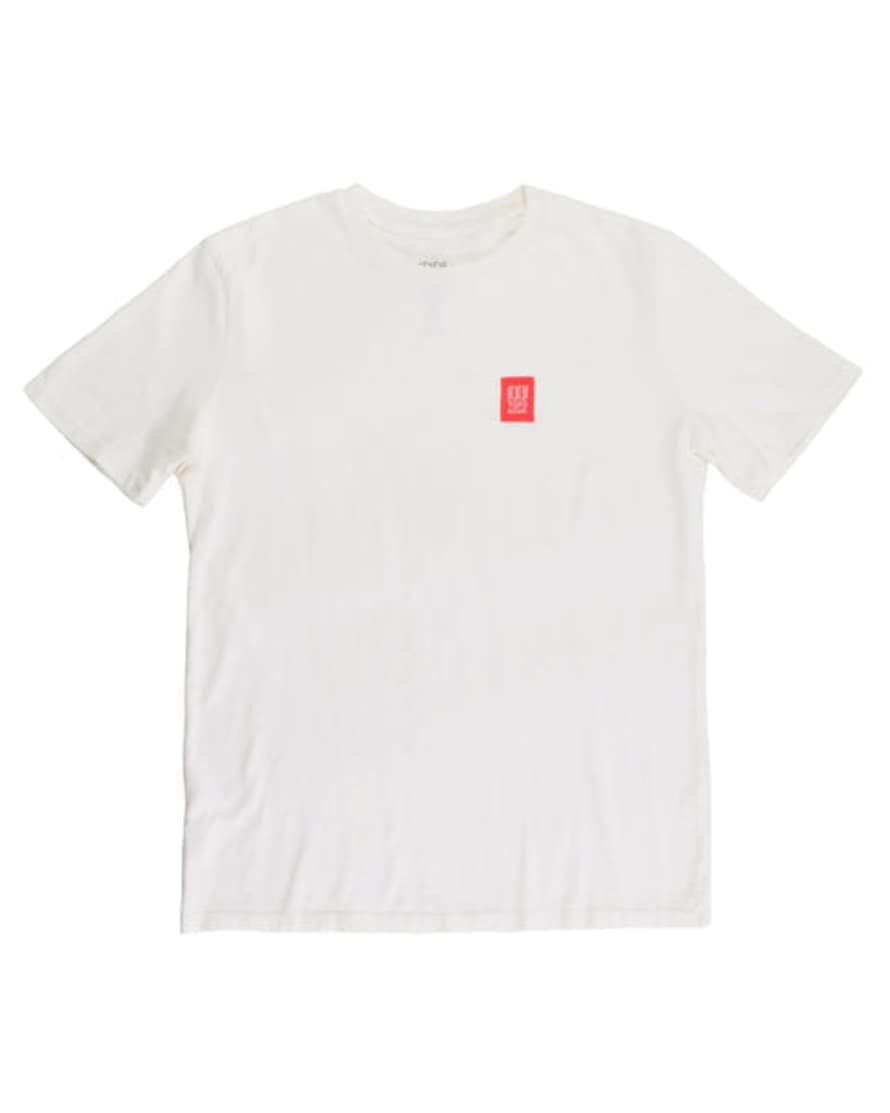 Topo Designs Camiseta Small Original Logo Tee - Natural