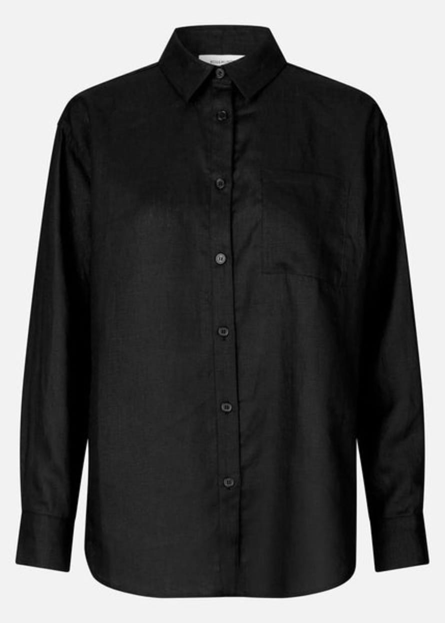 Rosemunde Linen Shirt - Black