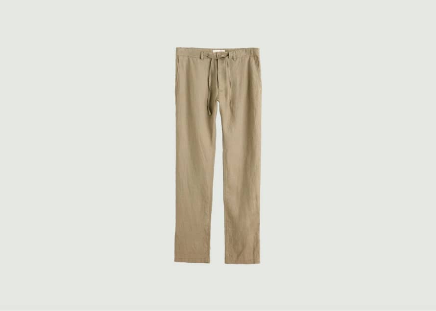 Gant Relaxed Fit Linen Trousers