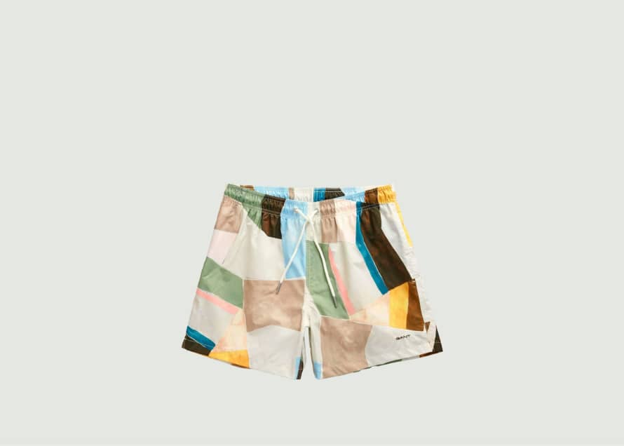 Gant Art Print Swim Shorts